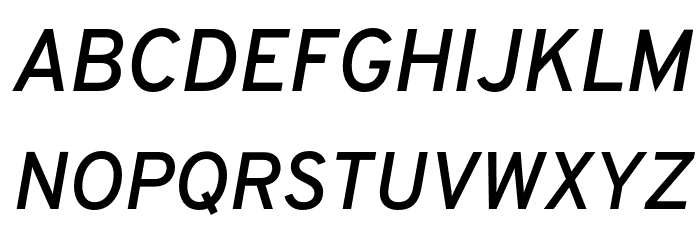 Overpass SemiBold Italic Font Litere mari
