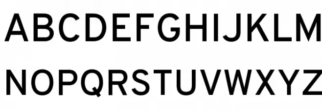 Overpass SemiBold Schriftart Groß