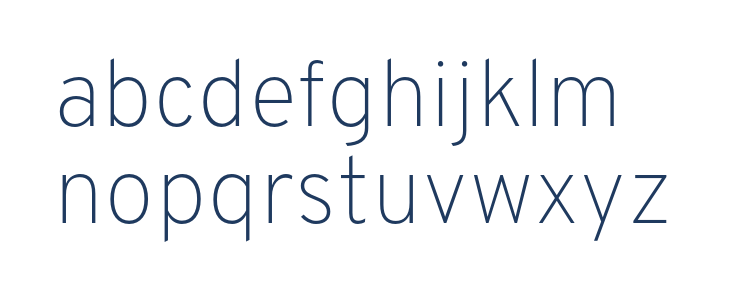 Overpass-Thin Lowercase