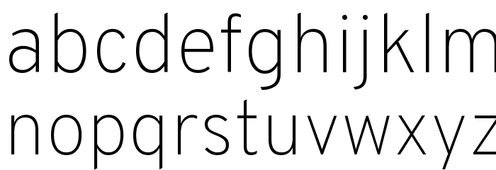 Overpass Thin Font LOWERCASE
