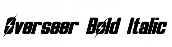Overseer Bold Italic  フリーフォントのダウンロード