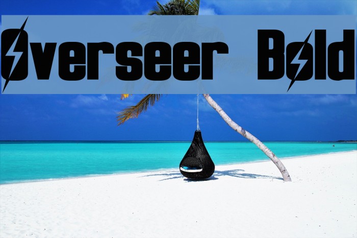 Overseer Bold Font examples