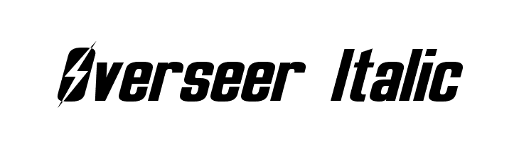 Overseer Italic Font