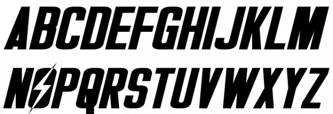 Overseer Oblique Шрифта ВЕРХНИЙ