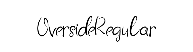 OversideRegular  フリーフォントのダウンロード