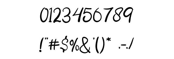 OversideRegular Font OTHER CHARS
