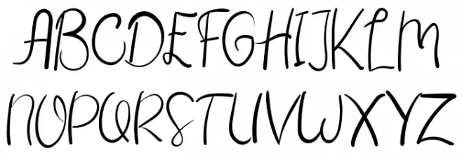 OversideRegular Font Litere mari
