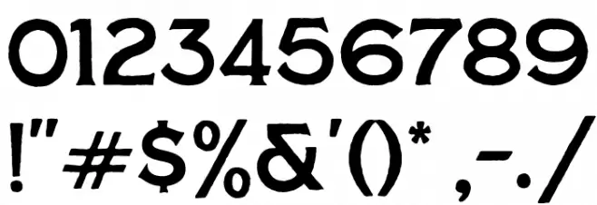 OversouthRegularDEMO Font OTHER CHARS