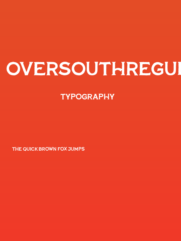 OversouthRegularDEMO Poster