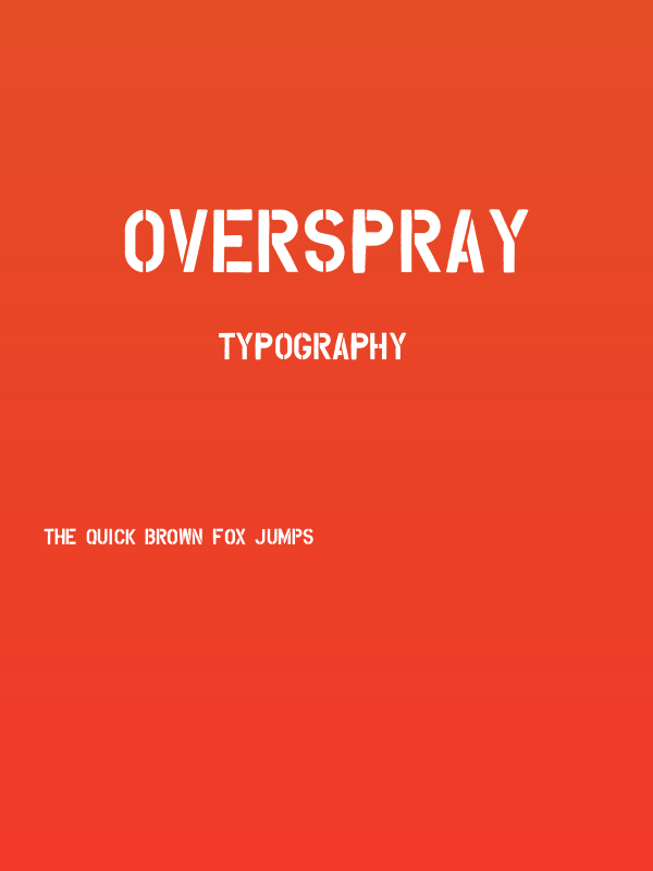 Overspray Poster