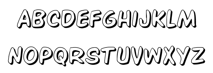 Overstreet Bible 3D Font LOWERCASE