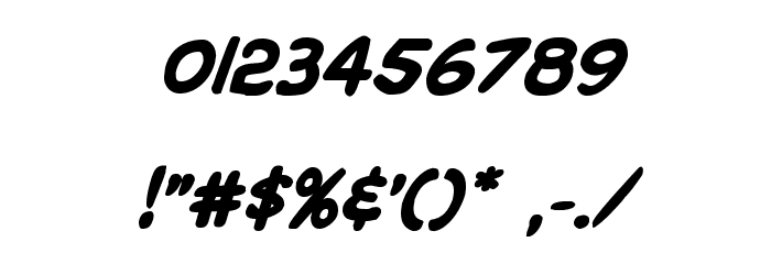 Overstreet Bible Bold Italic Font OTHER CHARS