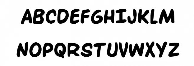 Overstreet Bible Bold Font UPPERCASE
