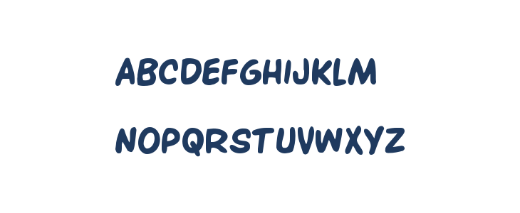 Overstreet Bible Bold Lowercase