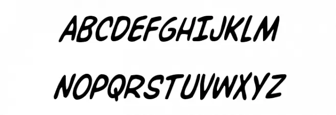 Overstreet Bible Condensed Italic Fuentes MAYÚSCULAS