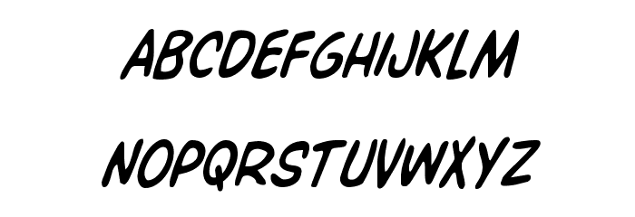 Overstreet Bible Condensed Italic Font LOWERCASE