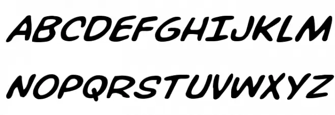 Overstreet Bible Expanded Italic خط أحرف كبيرة