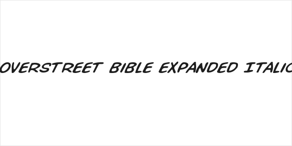 Overstreet Bible Expanded Italic Logo