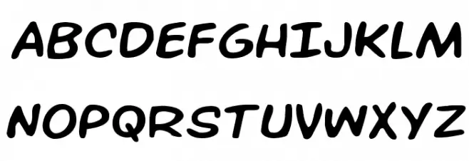 Overstreet Bible Expanded フォント 大文字
