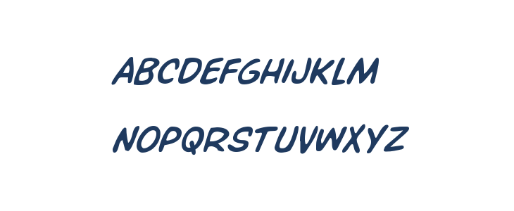 Overstreet Bible Italic Lowercase
