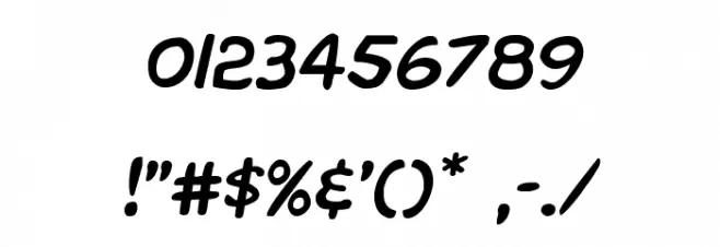 Overstreet Bible Semi-Italic Font OTHER CHARS