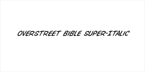 Overstreet Bible Super-Italic Logo