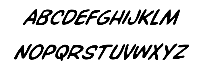 Overstreet Bible Super-Italic Font LOWERCASE