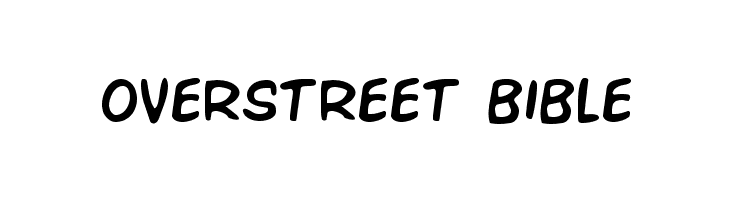 Overstreet Bible フォント