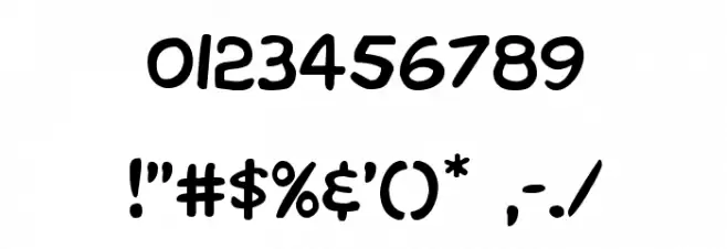 Overstreet Bible Font OTHER CHARS