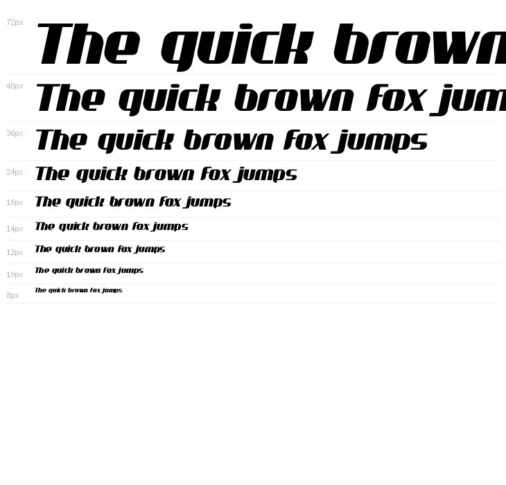 Overtaking Italic Waterfall