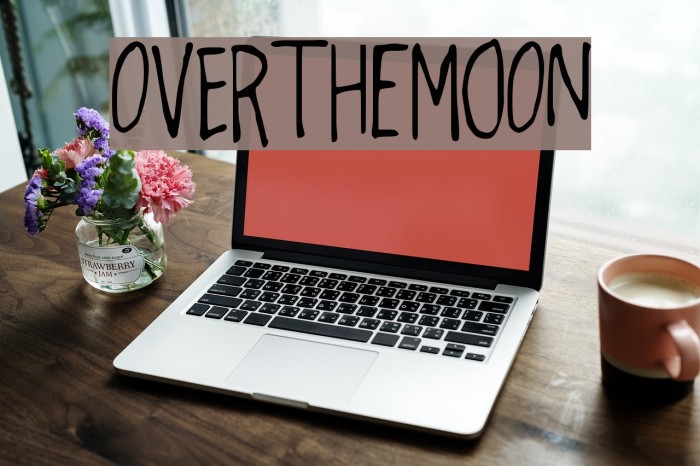 OverthEMoOn Font examples