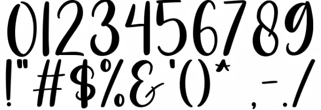 Overthink Font OTHER CHARS