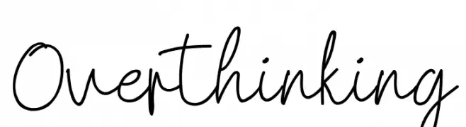 Overthinking  Fuentes Gratis Descargar