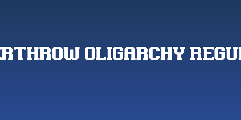 Overthrow Oligarchy Regular Social Header
