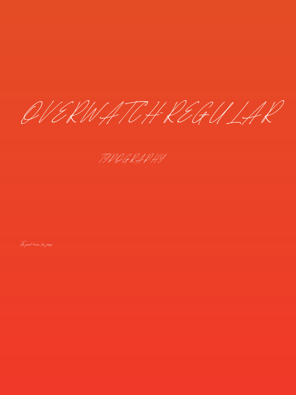 Overwatch-Regular Poster