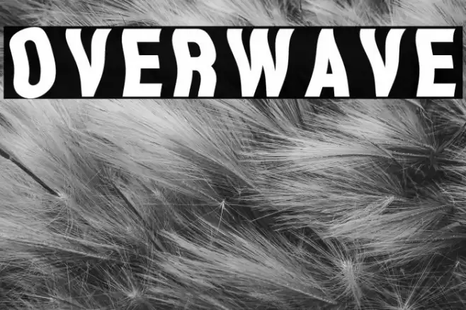 Overwave Font examples