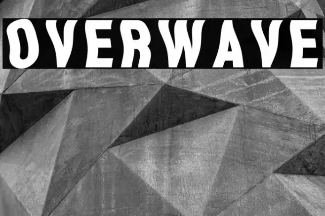 Overwave Font examples