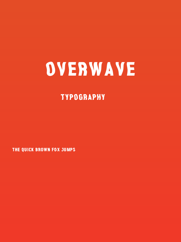 Overwave Poster