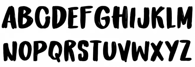 Overway Font UPPERCASE