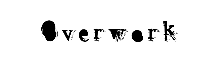 Overwork  baixar fontes gratis