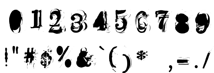 Overwork Font OTHER CHARS