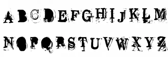 Overwork Шрифта ВЕРХНИЙ