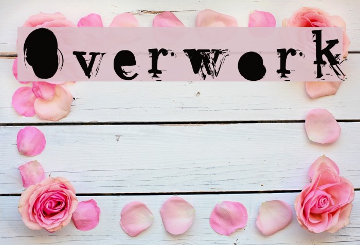 Overwork Font examples