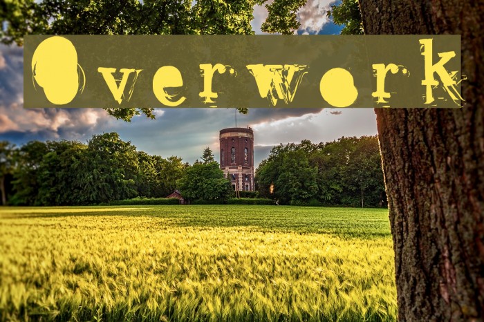 Overwork Font examples