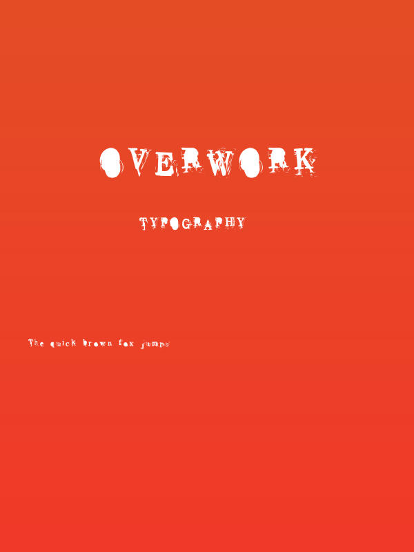 Overwork Poster