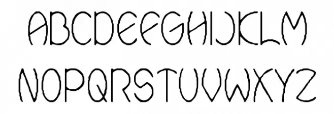 Ovial Caps خط أحرف صغيرة