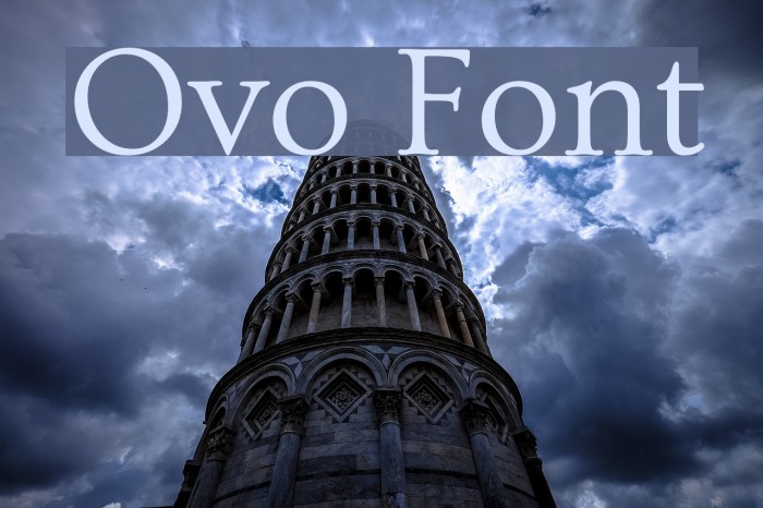Ovo Font examples