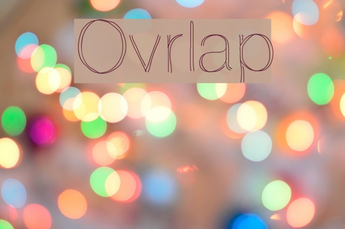 Ovrlap Font examples