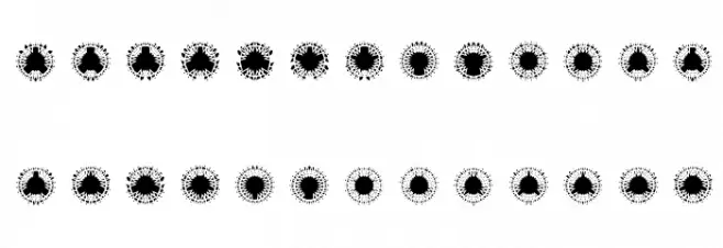 Ovulution II Nucleus フォント 小文字
