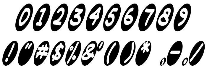 ovalium starmind Font Alte caractere